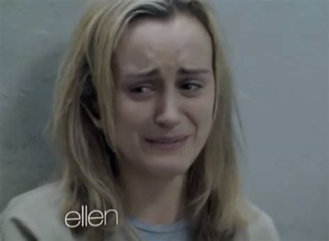 Ellen Degeneres Meets Orange Is The New Black Video Huffpost