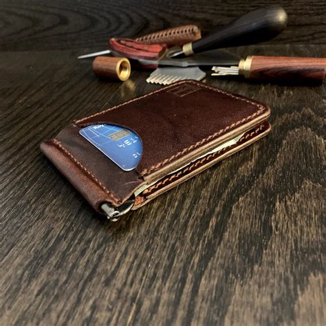 Leather Money Clip Wallet DK Handmade Ottawa