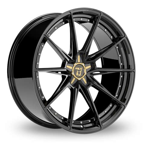 Wolfrace Urban Racer Gloss Black Alloy Wheels Wheelbase