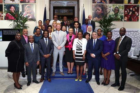 Harry à Une Table Ronde Des Jeunes Ambassadeurs Du Commonwealth Noblesse And Royautés