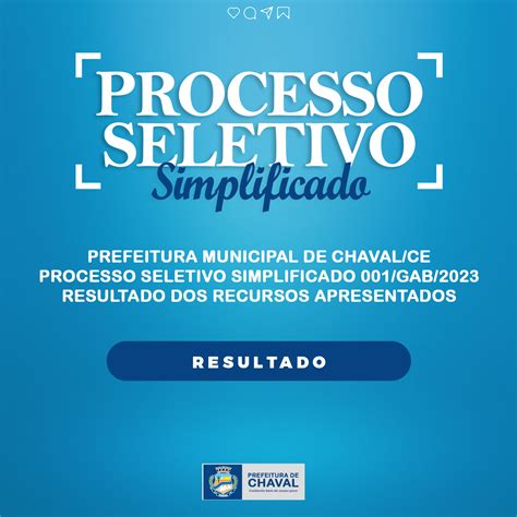 Prefeitura Municipal De Chavalce Processo Seletivo Simplificado 001