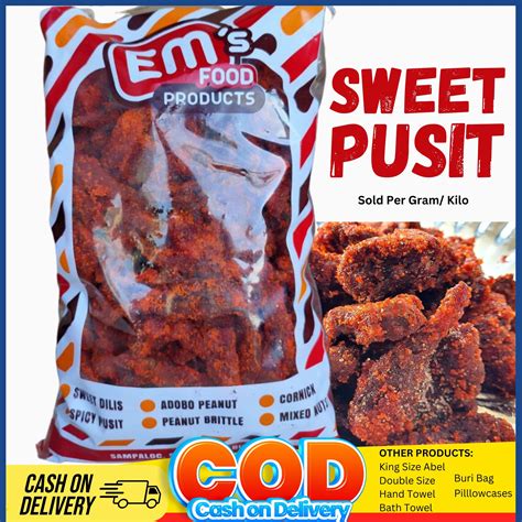 Dried Pusit Sweet And Spicy Flavor Dried Squid 500 Grams 120 Grams