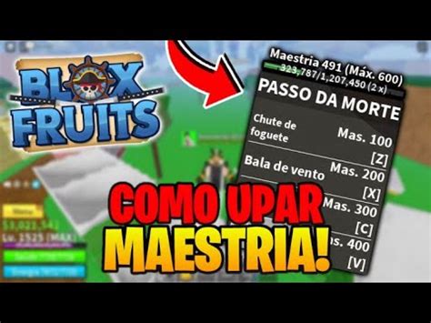 Como Upar Maestria De Forma R Pida E Facil No Blox Fruits Roblox Gg