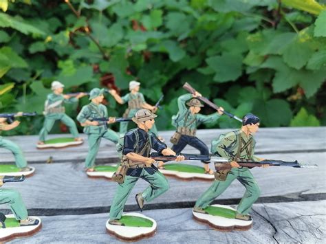 Wooden Soldiers Toy Set Soldiers Vietnam War American Army Etsy