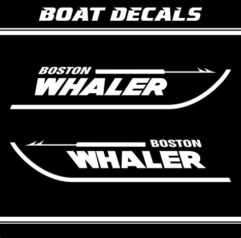 Boston Whaler decal XXL 68 Boston Whaler boat boat | Etsy