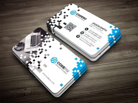 Dot Business Card Template – Graphic Mega | Graphic Templates Store