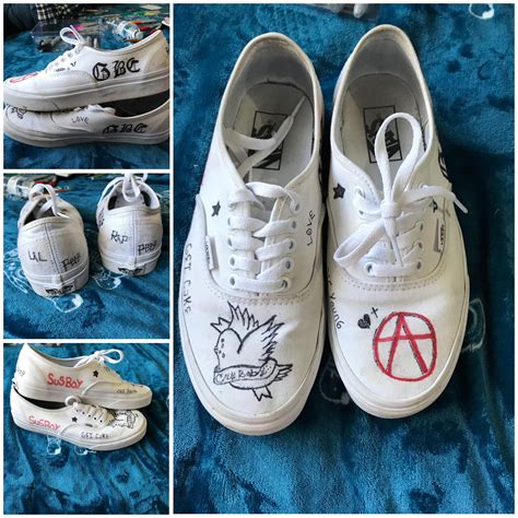 Lil Peep Shoes Inspired By Rlilpeepcomments9fkxhgocjustfinishedmy