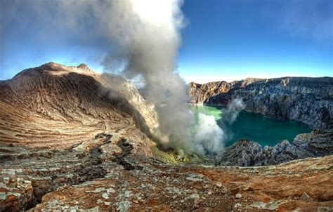 Gunung Kawah Ijen Jáva Indonésie MAHALO cz