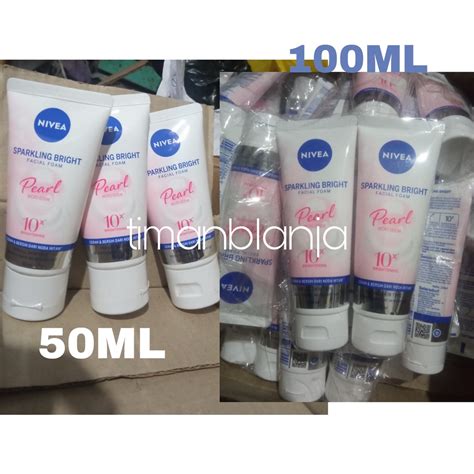 Nivea Sparkling Bright Whitening Facial Foam Ml Ml Nivea