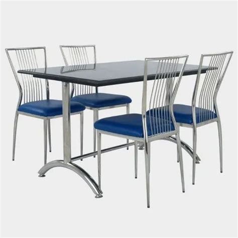 Stainless Steel Restaurant Dining Table Set For Restaurant At Rs