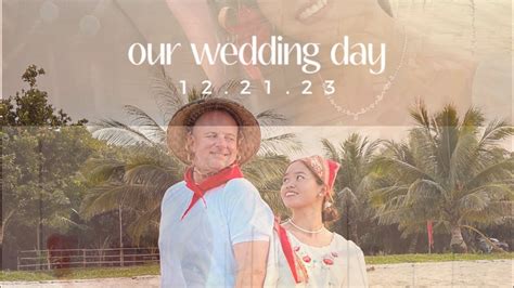 Our Wedding Day Fil Am Couple Ldrstory Youtube