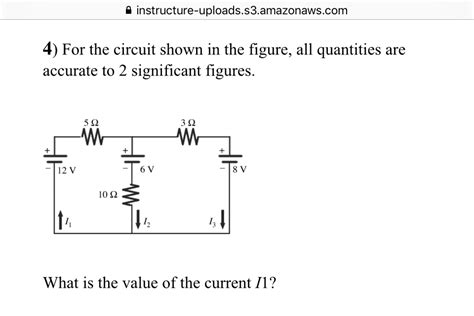 Solved For The Circuit Shown In The Figure All Quantities