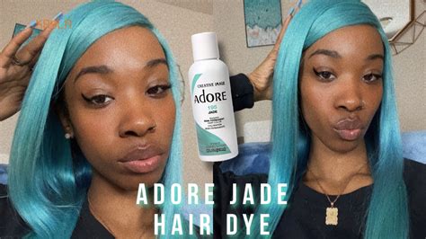 Adore Jade Watercolor Method Hair Dye Youtube