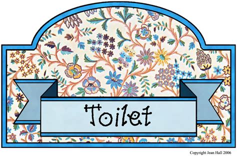 ArtbyJean - Vintage Indian Print: Make a "Toilet" sign for your Home with these ready to print ...