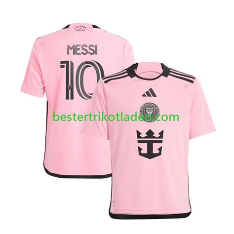 Fußballtrikot Inter Miami Lionel Messi 10 Heim Trikot Home 2024 Kurzarm