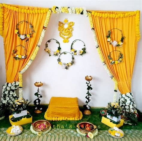 Simple Stage Decoration For Mehndi | Shelly Lighting