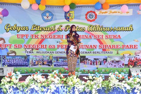 Dukung Generasi Batu Bara Gemar Literasi Ny Maya Hadiri Gebyar Literasi