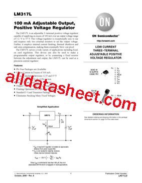 LM317LDR2G Datasheet PDF ON Semiconductor