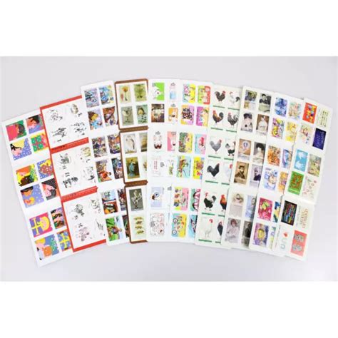 Lot De Carnets Timbres Autoadh Sifs Lettres Vertes G