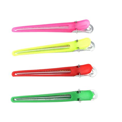 12Pcs Bag Colorful Hair Clips Professional Hairdressing Salon