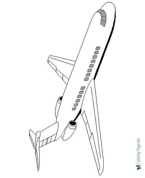 Airplane Coloring Pages