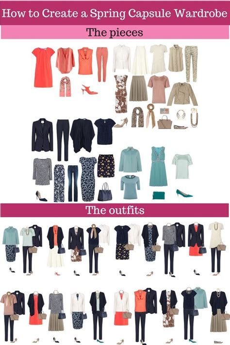 How To Create A Spring Capsule Wardrobe Only A Few Pieces Create An