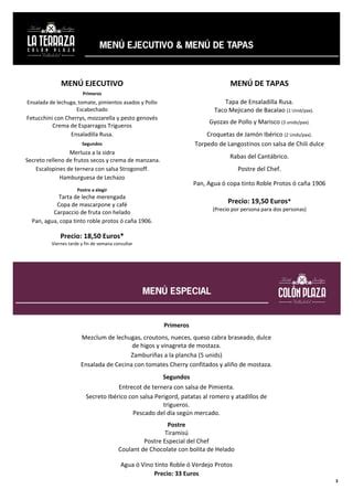 Menus Ejecutivotapasespecial Pdf