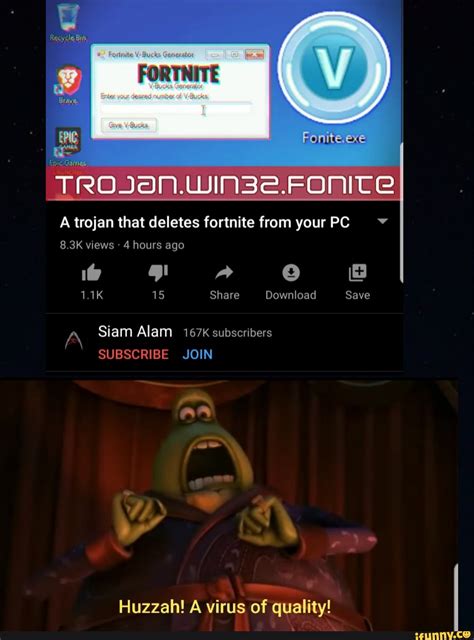 Recycle Bin Fortnite Exe A Trojan That Deletes Fortnite From Your Pc 8