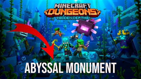 Minecraft Dungeons New Dlc Hidden Depths Abyssal Monument Full Level