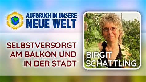 Selbstversorgung Am Balkon In Der Stadt Mit BIRGIT SCHATTLING Vom