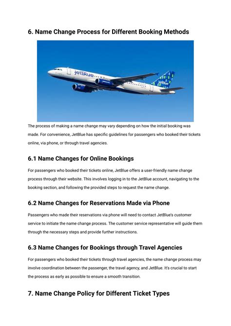 Ppt Understanding Jetblue S Name Change Policy Everything You Need