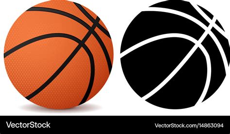 Basketball Ball Royalty Free Vector Image Vectorstock