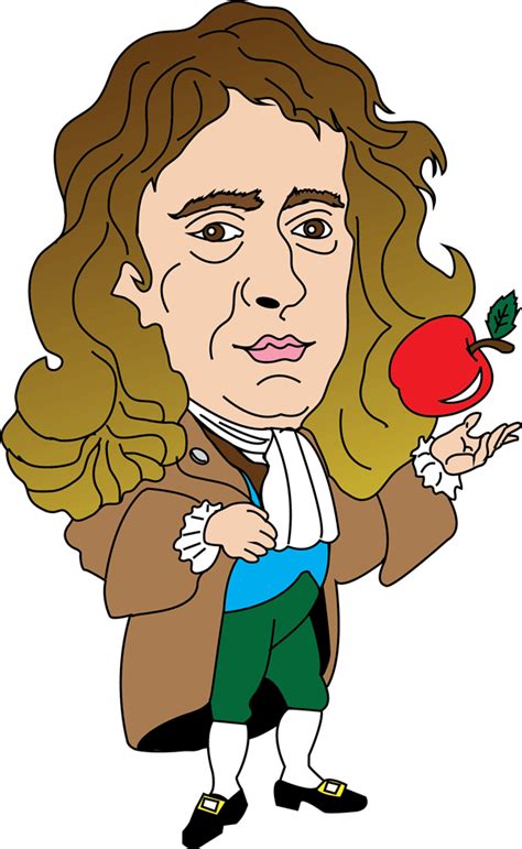 Sir Isaac Newton Drawing | Free download on ClipArtMag