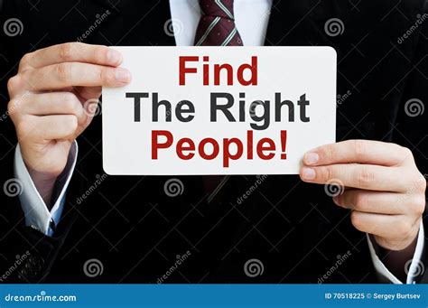 Find The Right People Stock Image Image Of Support Businessman 70518225