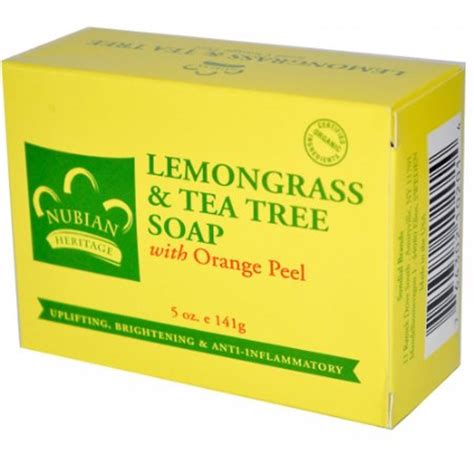 Lemongrass And Tea Tree Soap With Orange Peel 5oz 141g