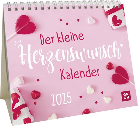 Mini Kalender 2025 Der Kleine Herzenswunschkalender Geschenkverlage