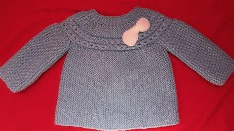 Tuto brassière veste gilet de bébé aux rangs raccourcis jersey par