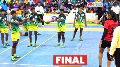 Final Sakthi Brothers Anthiyur Vs Pkr Gobi Erode South India Girls