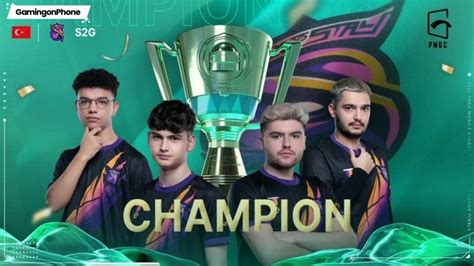 S2G Esports Crowned As Champions Of PUBG Mobile Global Championship