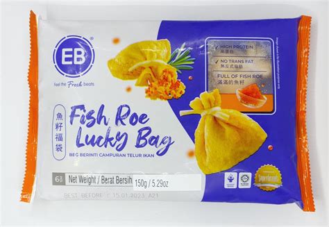 Eb Fish Roe Lucky Bag G Bak Lai Fish Ball Food Industries