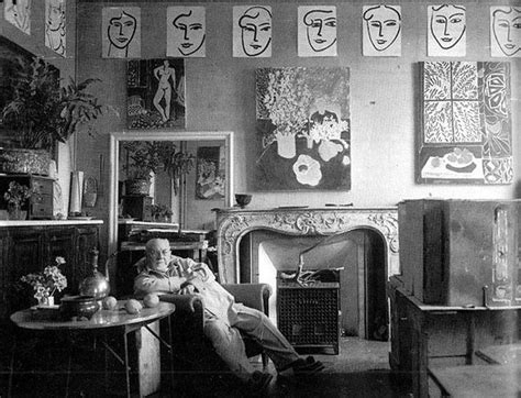 Henri Matisse Relaxing In His Studi Painting Artist Studio Artist