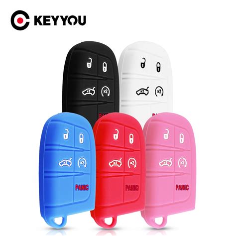 Keyyou Funda De Silicona Para Llave De Coche Piezas Para Jeep