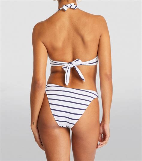 Womens Melissa Odabash Multi Striped Paris Bikini Top Harrods UK