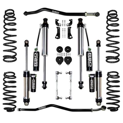 Rso Suspension Jeep Wrangler 250 Inch Stage 30 Suspension Lift Kit Kjk2530 07 18 Jeep