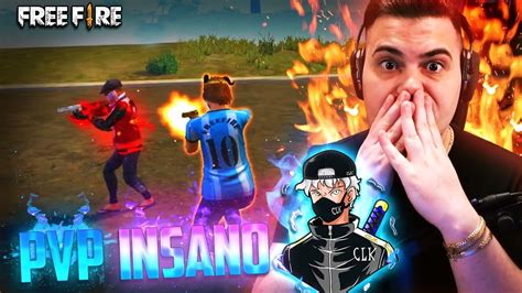 EL PVP MAS EPICO Y INSANO QUE VERAS EN FREE FIRE CLK PAIN VS CLK ALEX