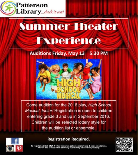 Summer Theater Experience Auditions | Southeast, NY Patch