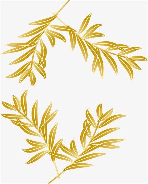 Gold Leaf Vector At Getdrawings Free Download