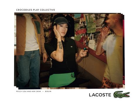 Lacoste Crocodiles Play Collective Une A A Ap Nast Peggy Gou O Evan