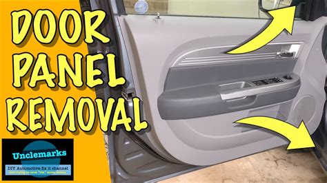 How To Remove Door Panel On Chrysler 200 Sebring Avenger 2007 To