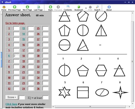 Iq Test Printable